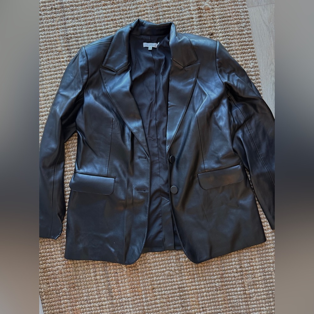 Good American Better Than Leather Blazer